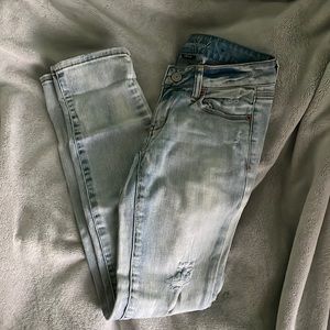American Eagle Light Blue Ripped Jeans